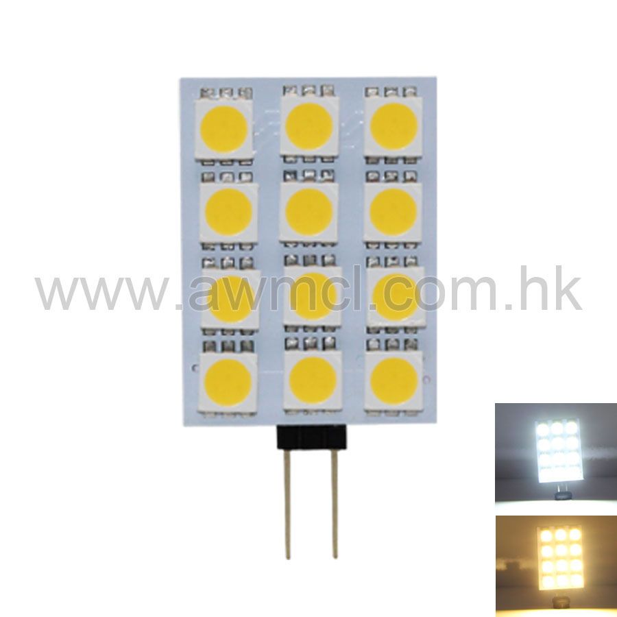 Ampoule LED G4 2W plate 12V